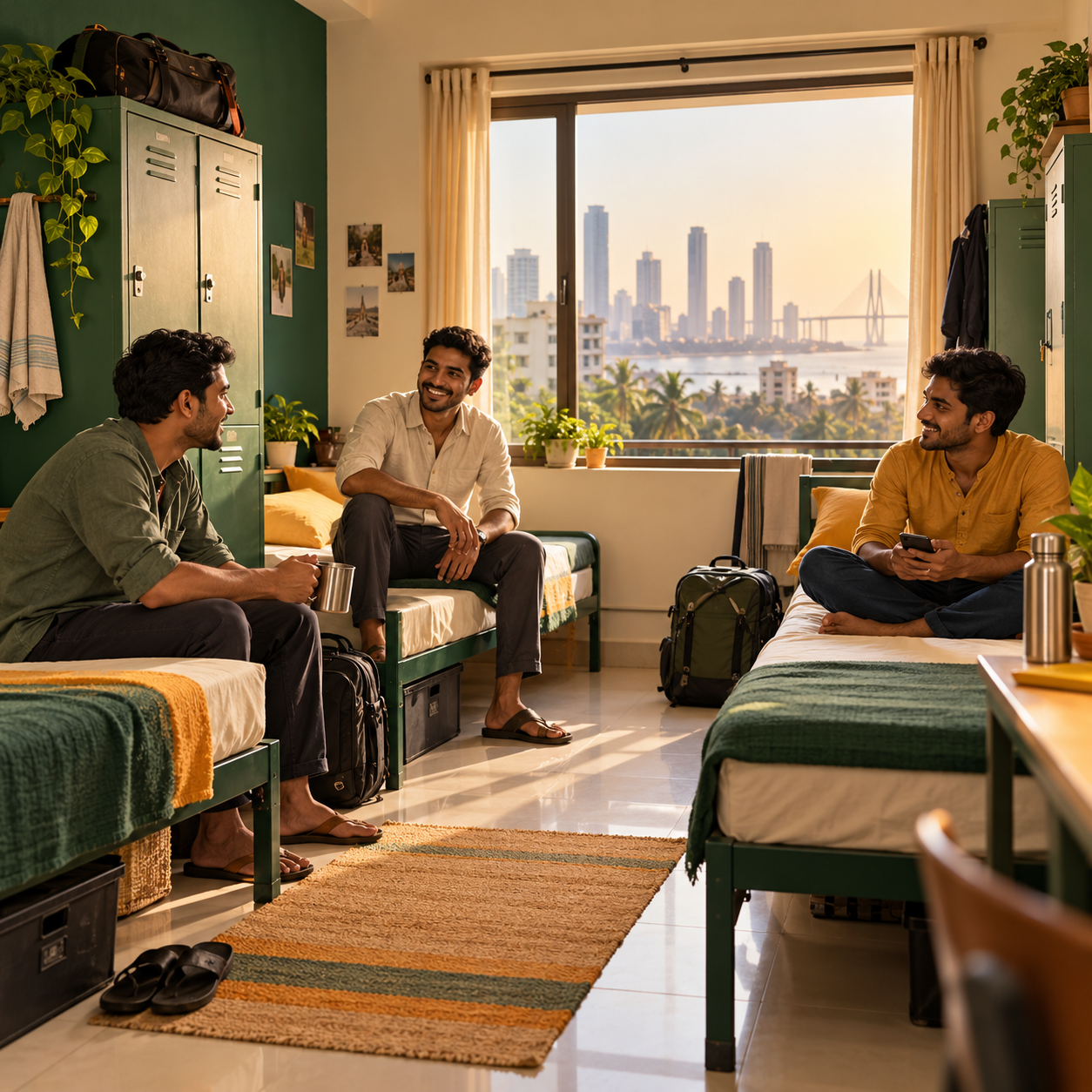 मुंबई में साफ़ और आरामदायक shared stay room